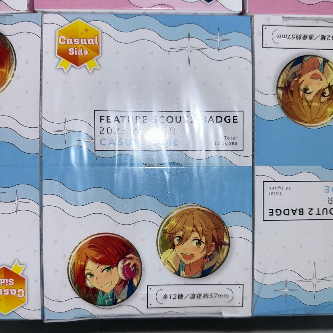 【未開封】あんスタ フィーチャースカウト2缶バッジ 2023 WINTER 9箱