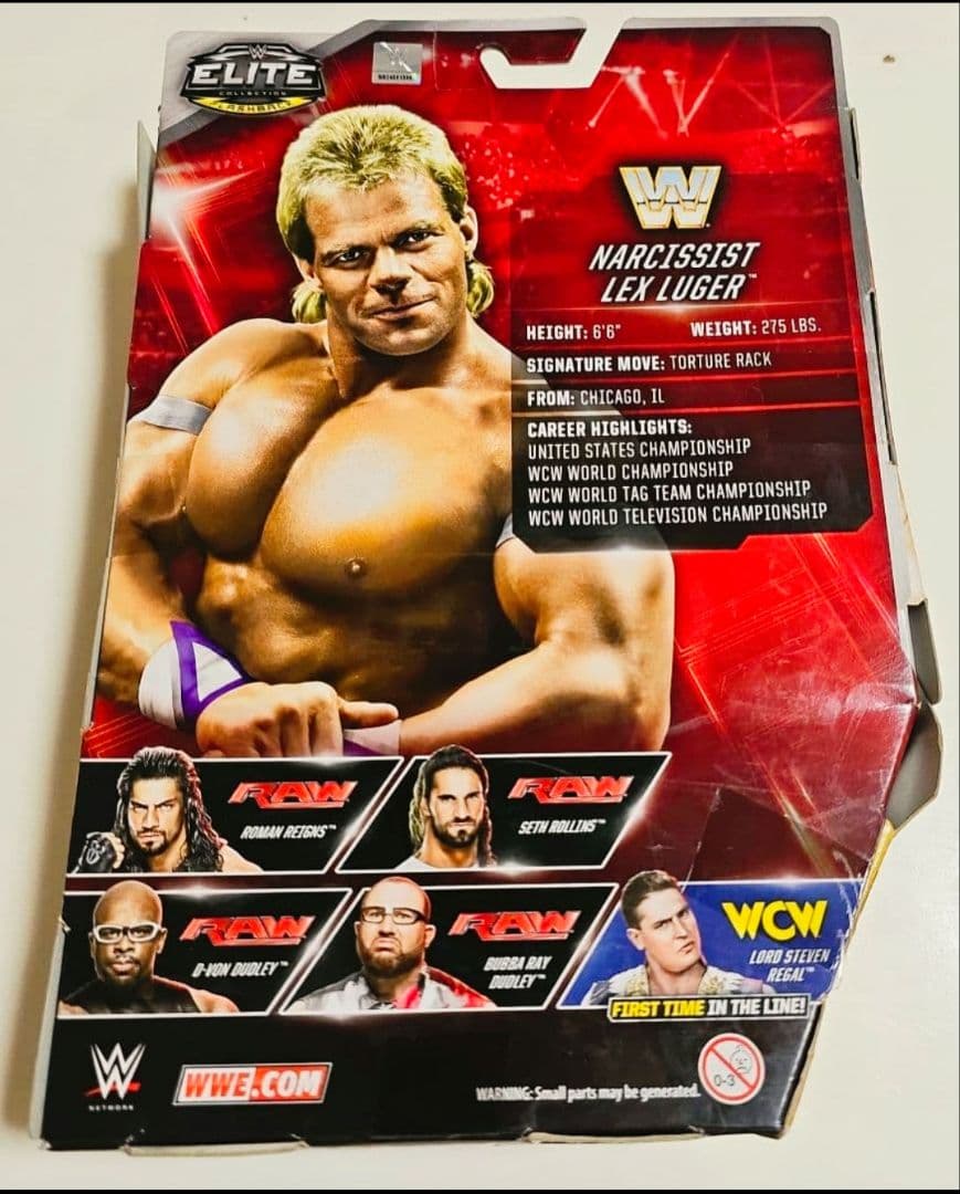 未開封品WWE Elite Narcissist Lex Luger フィギュア
