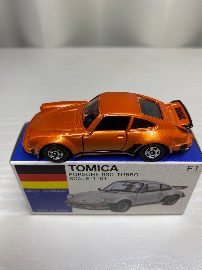 トミカ 青箱 ポルシェ930ターボ オレンジ 日本製 未使用品