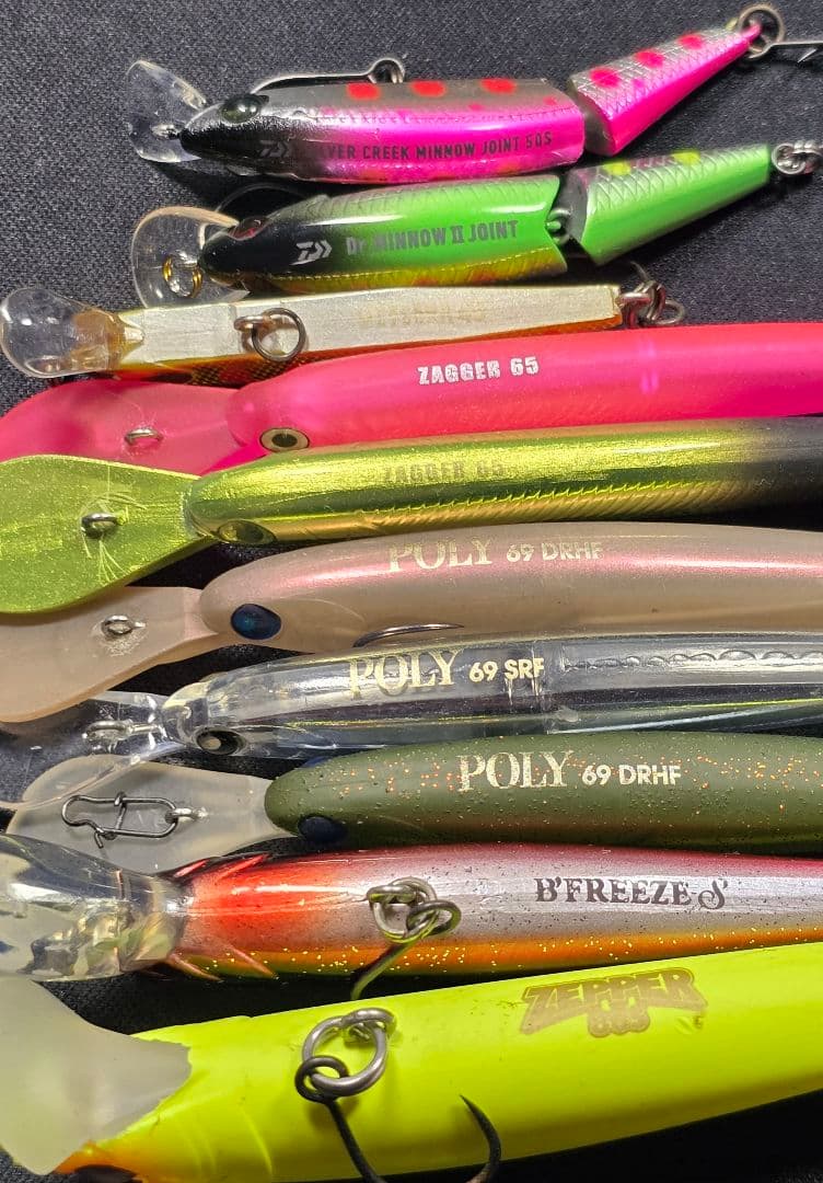 エリアトラウト ミノーイング ルアー まとめ売り ハンクルシャッド 月虫 など