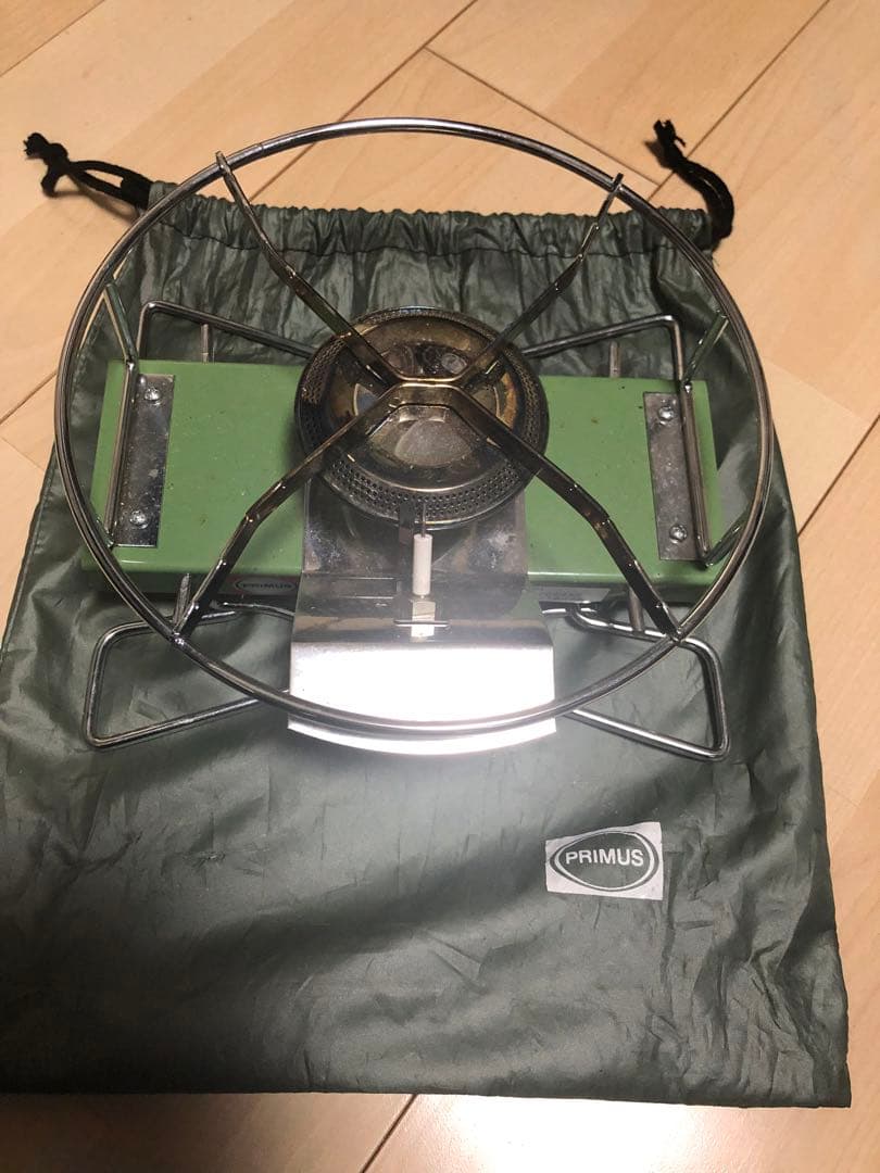 【PRIMUS】シングルバーナーコンロ P-2280A グリーン 希少品