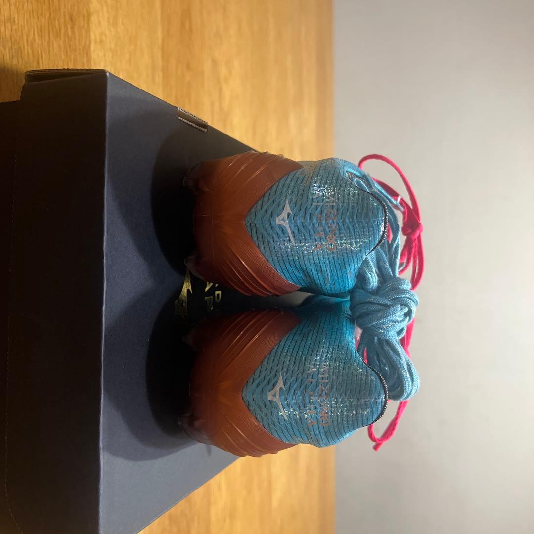 MIZUNO α(アルファ) JAPAN 水色26cm ゼログライドピンク紐付き