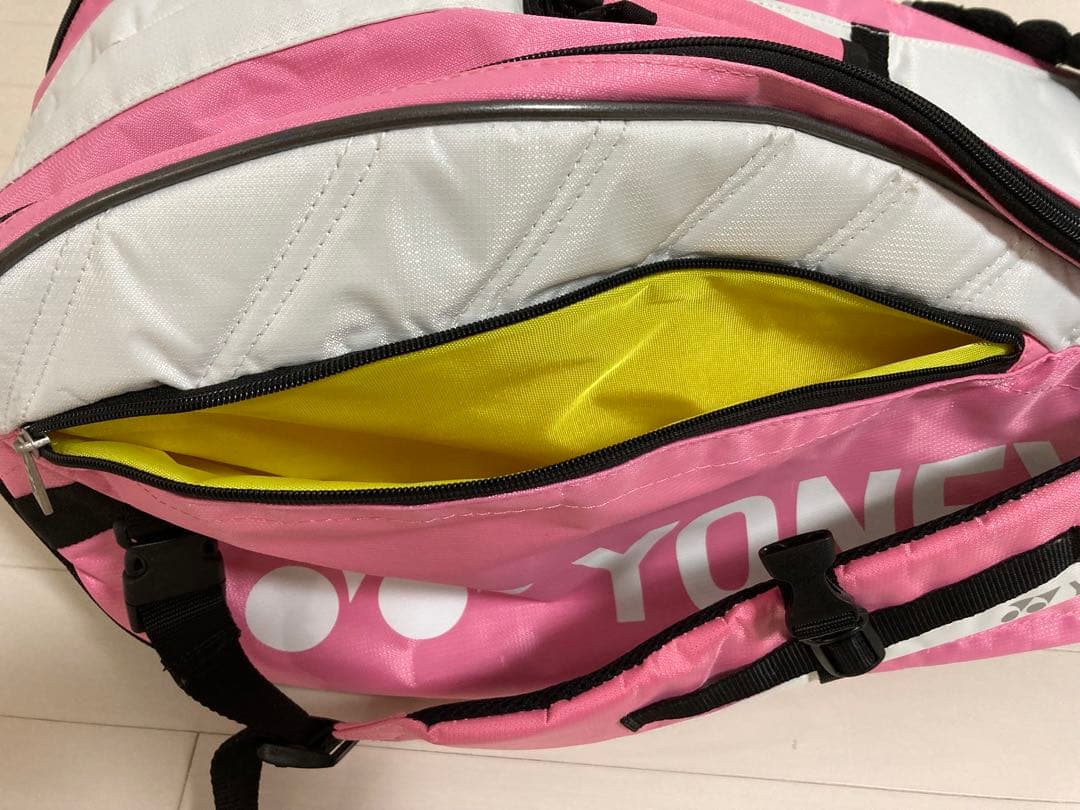 YONEX バドミントンバッグ ピンク　ラケットバッグ　テニス