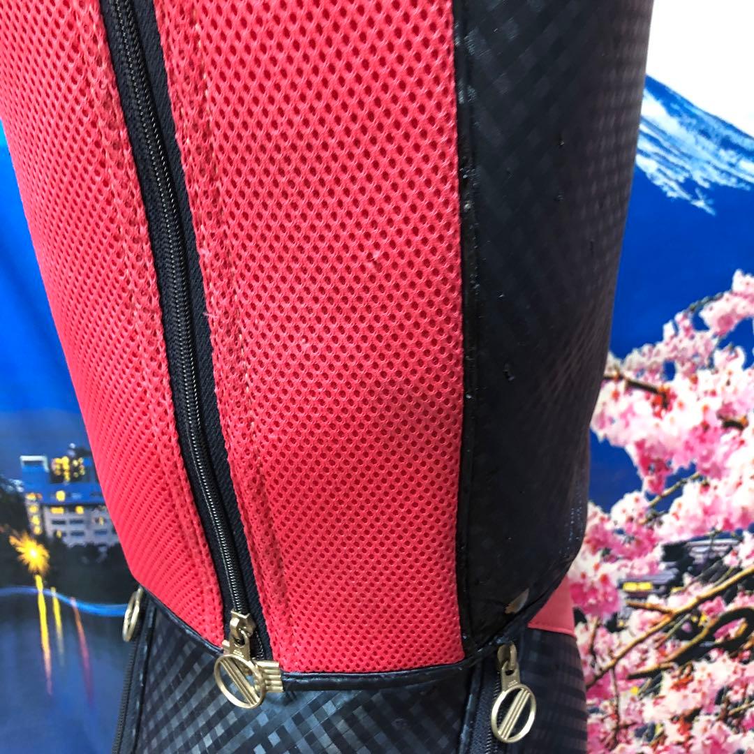 寶BV-1112 adidas アディダス キャディバッグ ネイビー/ピンク