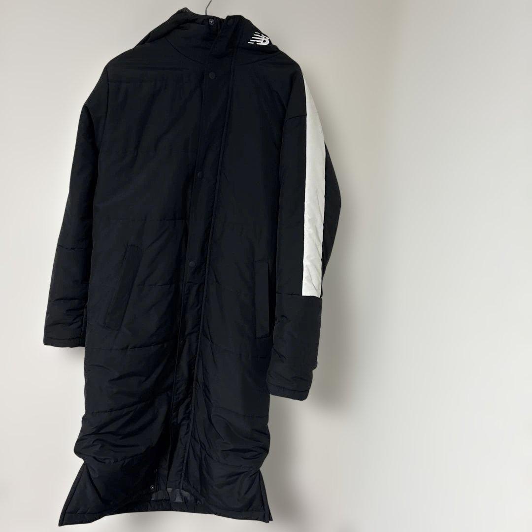 New Balance ブラック ベンチコート M