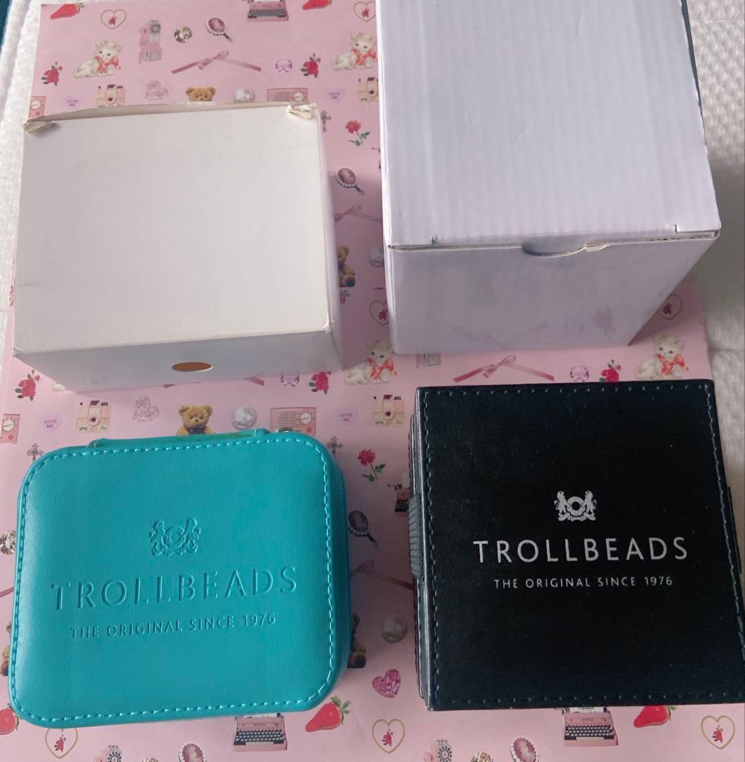 【最終値下】トロールビーズ　コレクションケース　ターコイズブルー　青　あお　黒