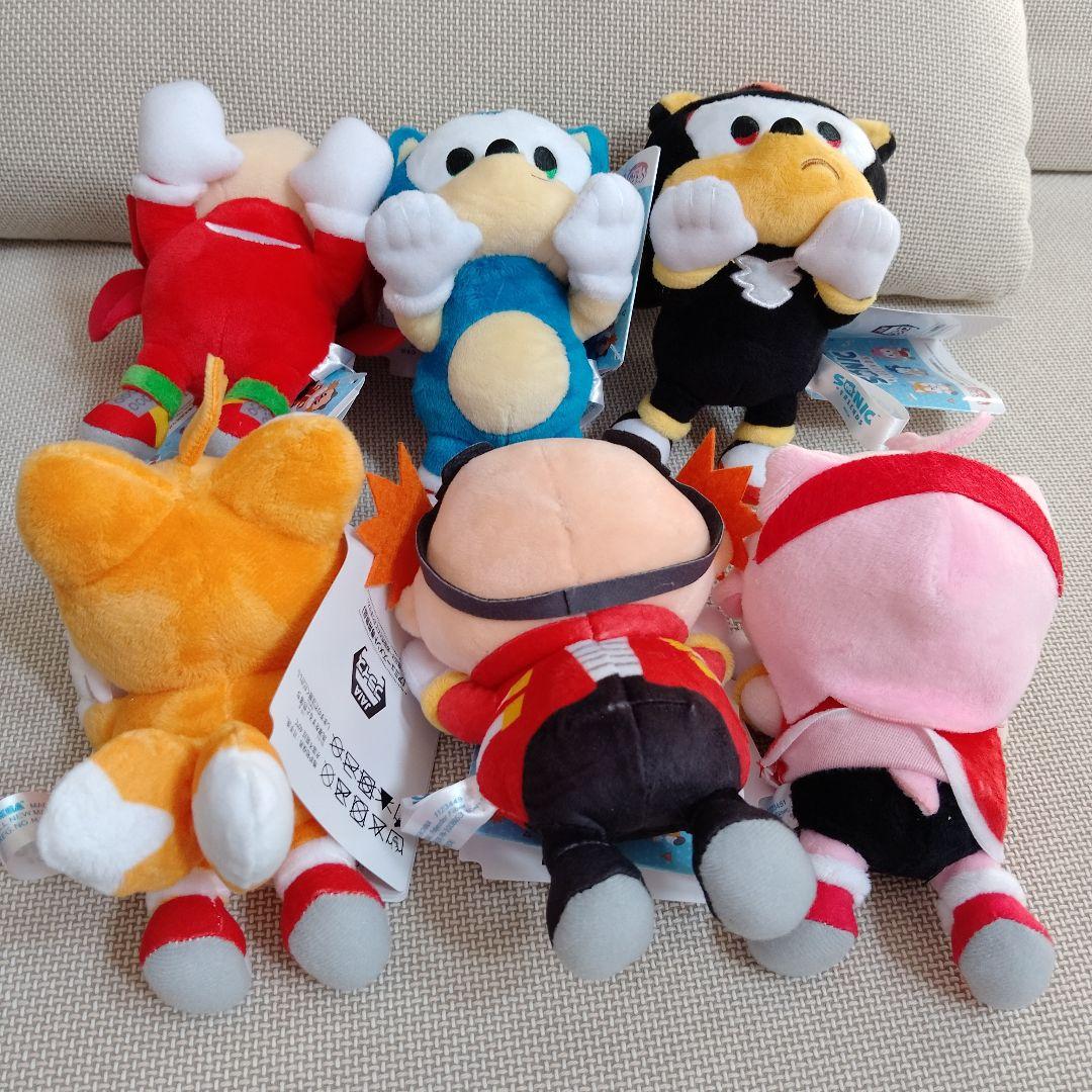 SONIC & FRIENDS 寝そべりミニぬいぐるみ vol.1 2フルコンプ