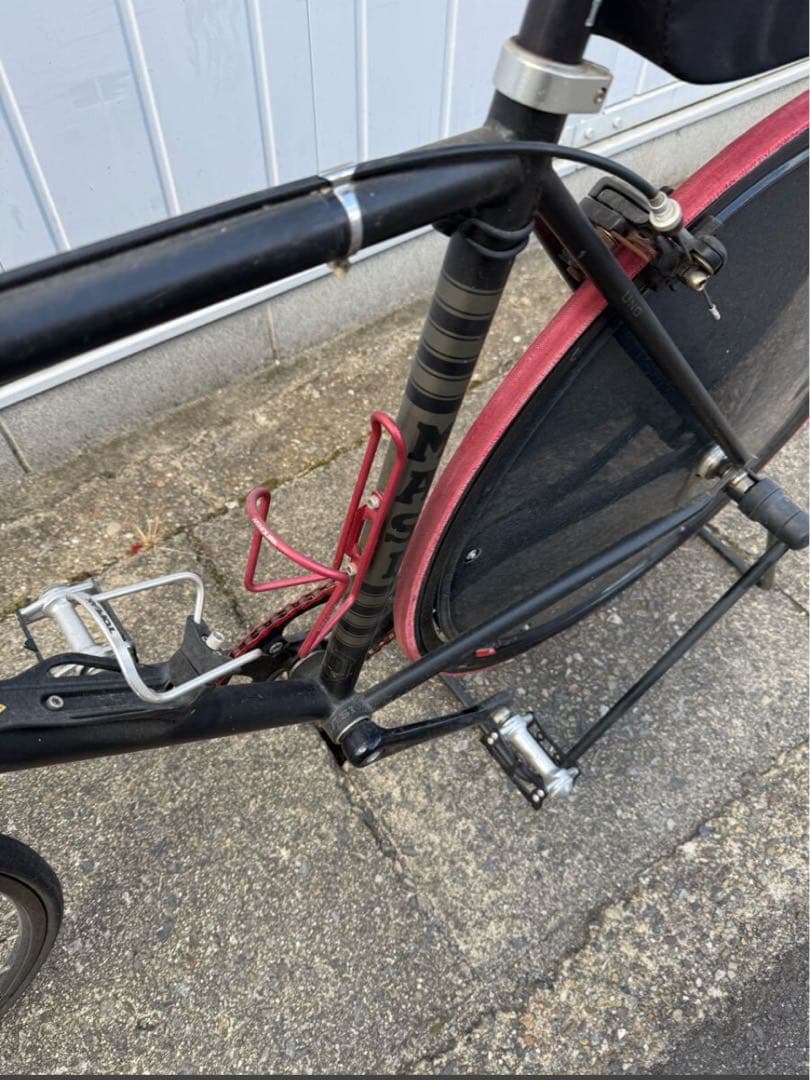 平政雄神戸市よりMASI ピスト 自転車　ピストバイク スタンド付きです。