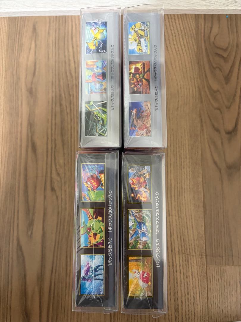 シュリンク付き未開封　ポケモンカード　ボックス　4ボックス