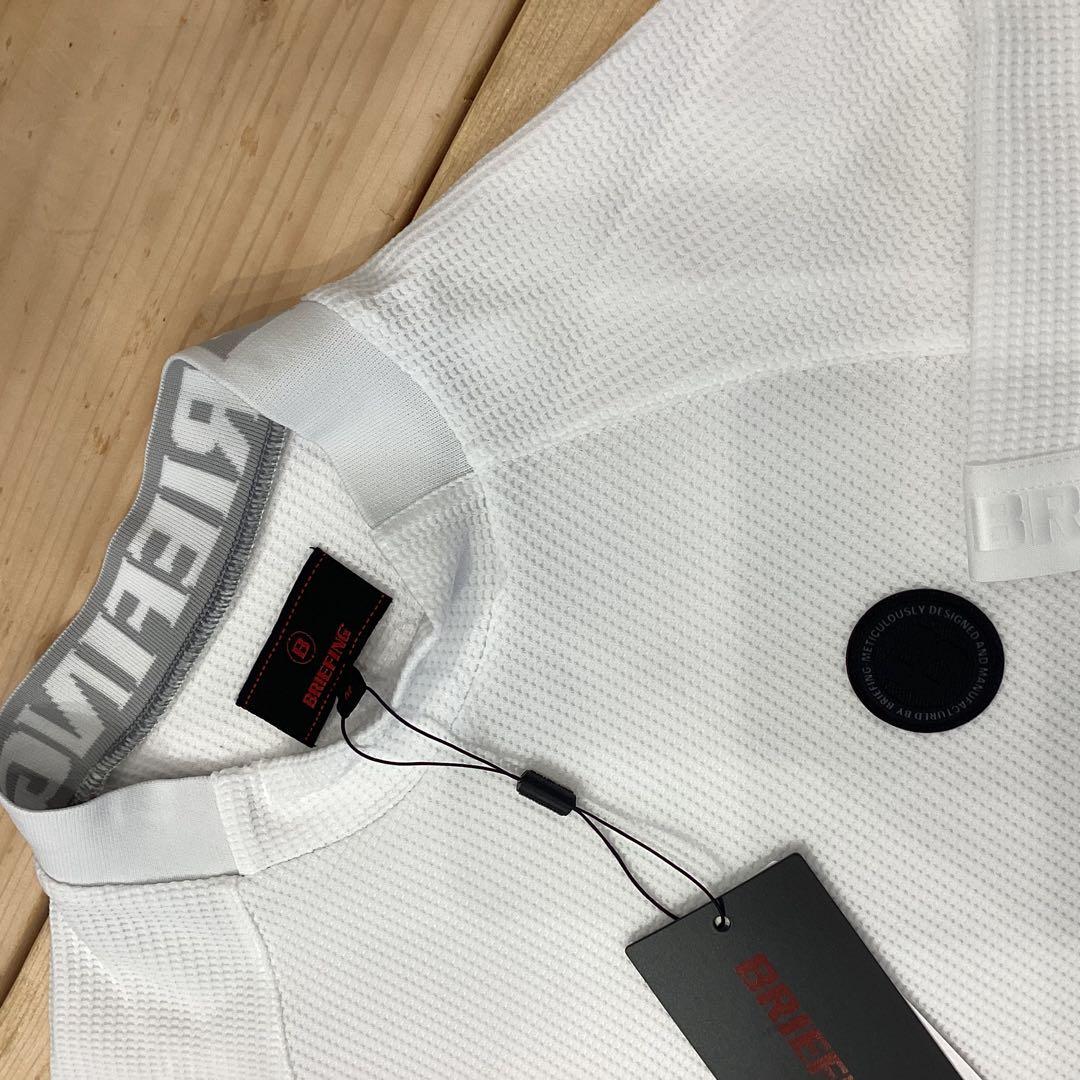 新品　BRIEFING 正規品　NECK LOGO HIGHNECK 白　M