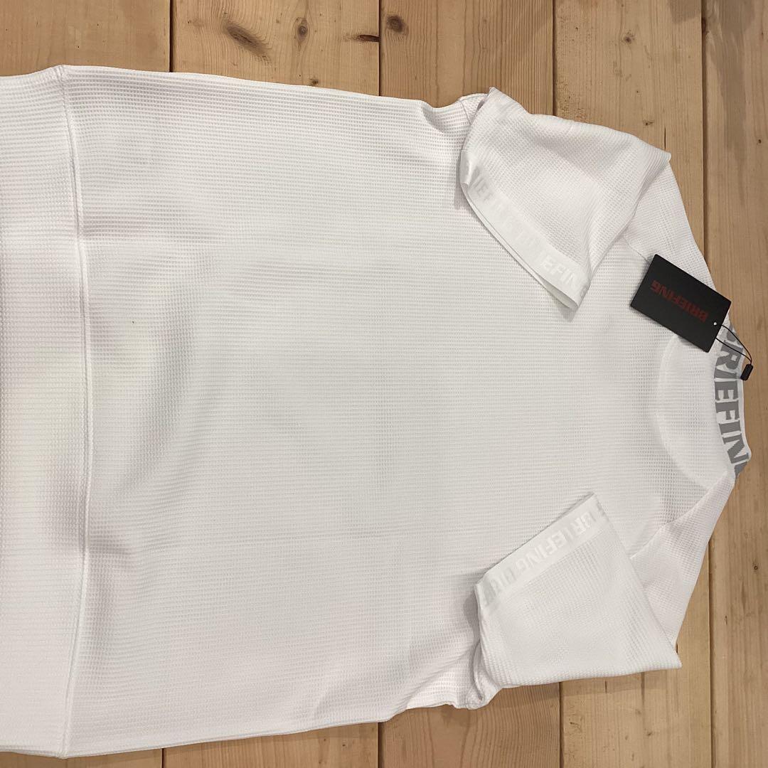 新品　BRIEFING 正規品　NECK LOGO HIGHNECK 白　M