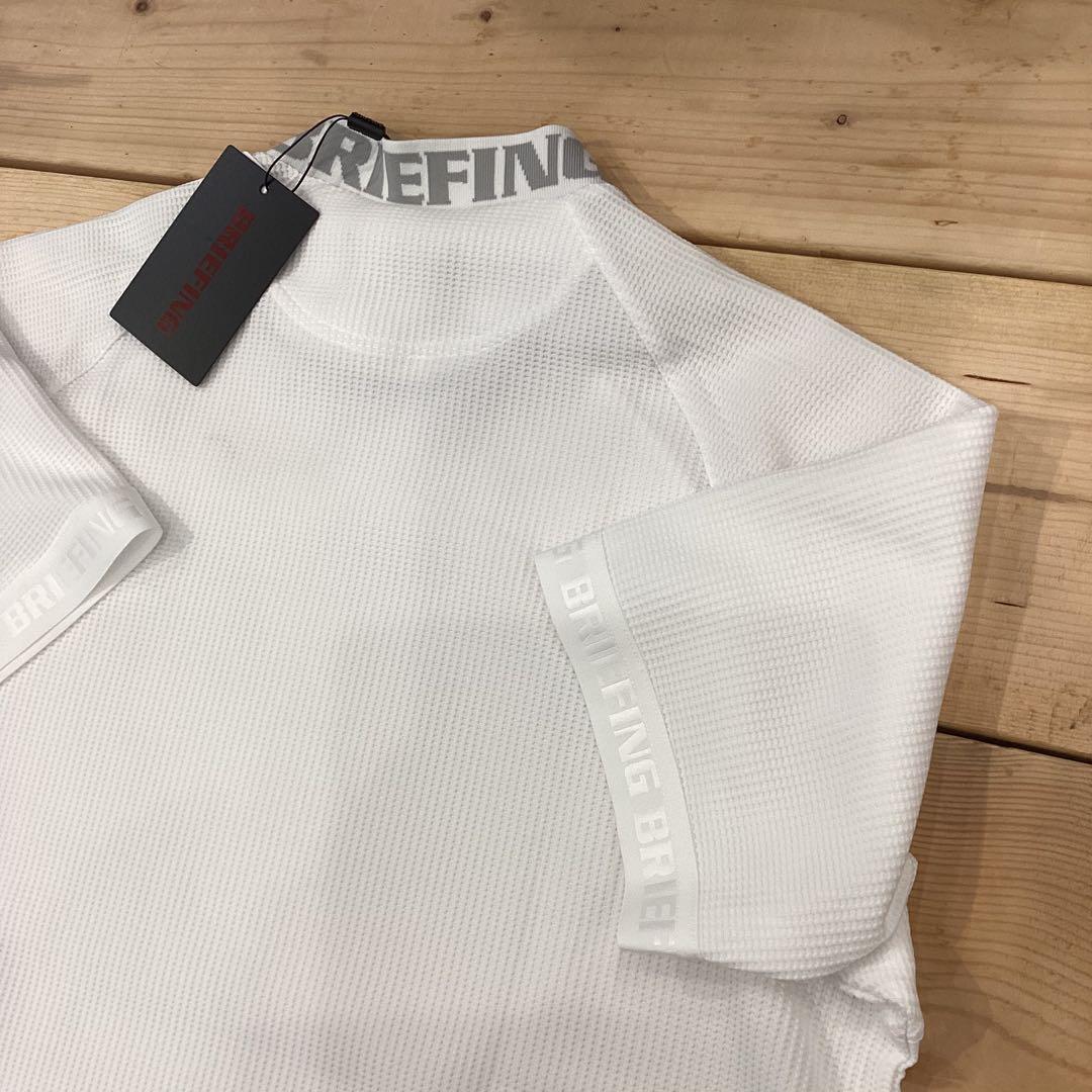 新品　BRIEFING 正規品　NECK LOGO HIGHNECK 白　M