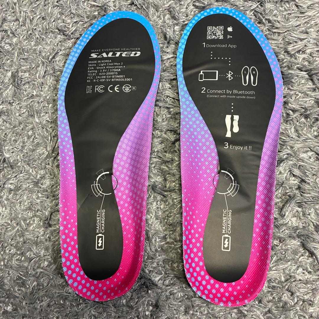【未使用】SALTED スマートインソール S 足圧計 Bluetooth 防水