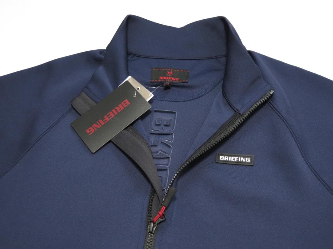 ⓁBRIEFING GOLF ブリーフィングゴルフ 3Dロゴブルゾン NAVY