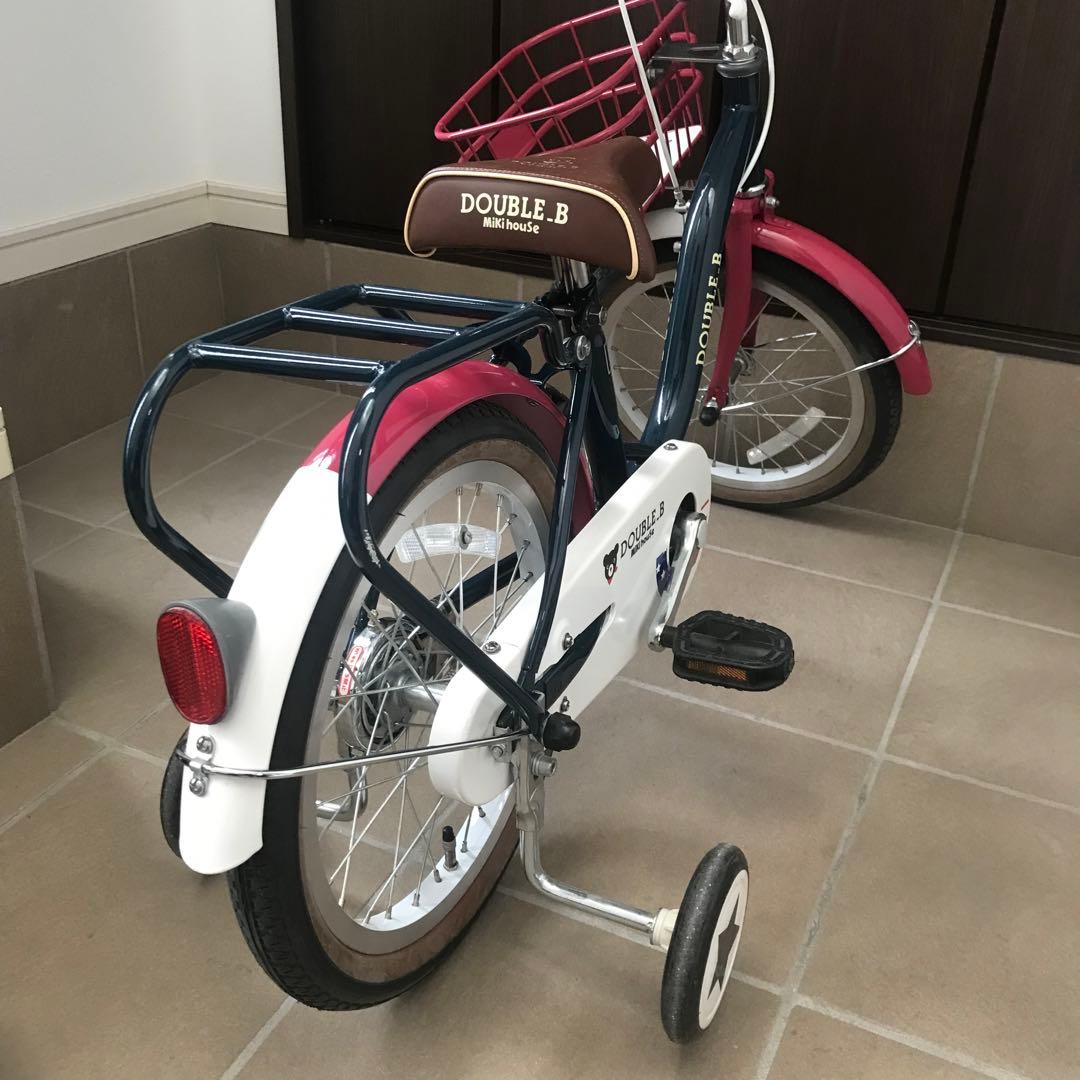 入手難　ミキハウス　ダブルB 16インチ　自転車　三輪車　ダイワサイクル