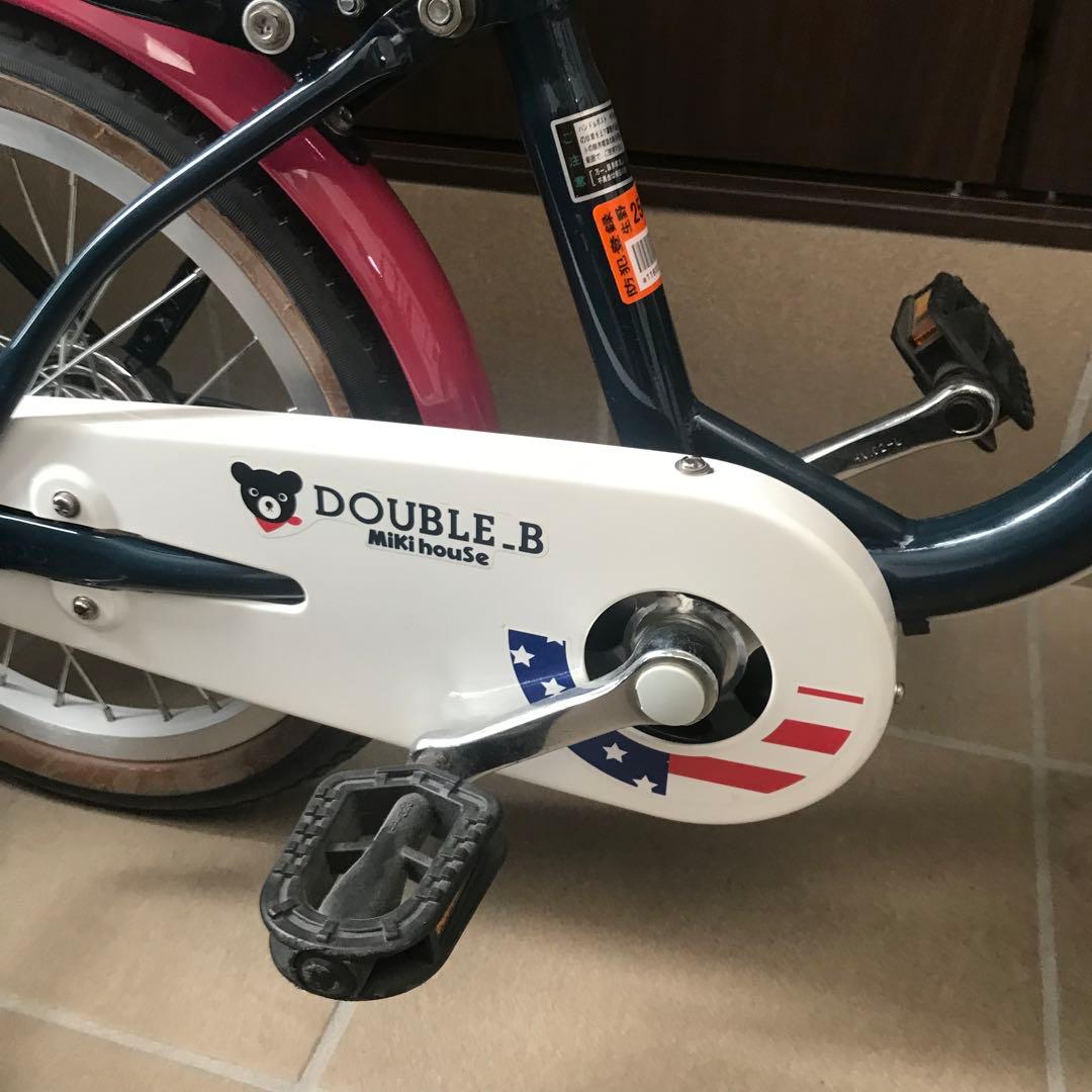 入手難　ミキハウス　ダブルB 16インチ　自転車　三輪車　ダイワサイクル