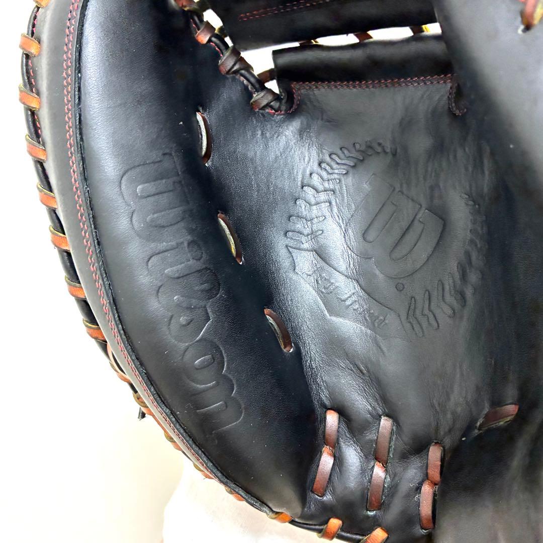 【美品】メンテナンス済み Wilson 硬式用キャッチャーミット HTG2BZ