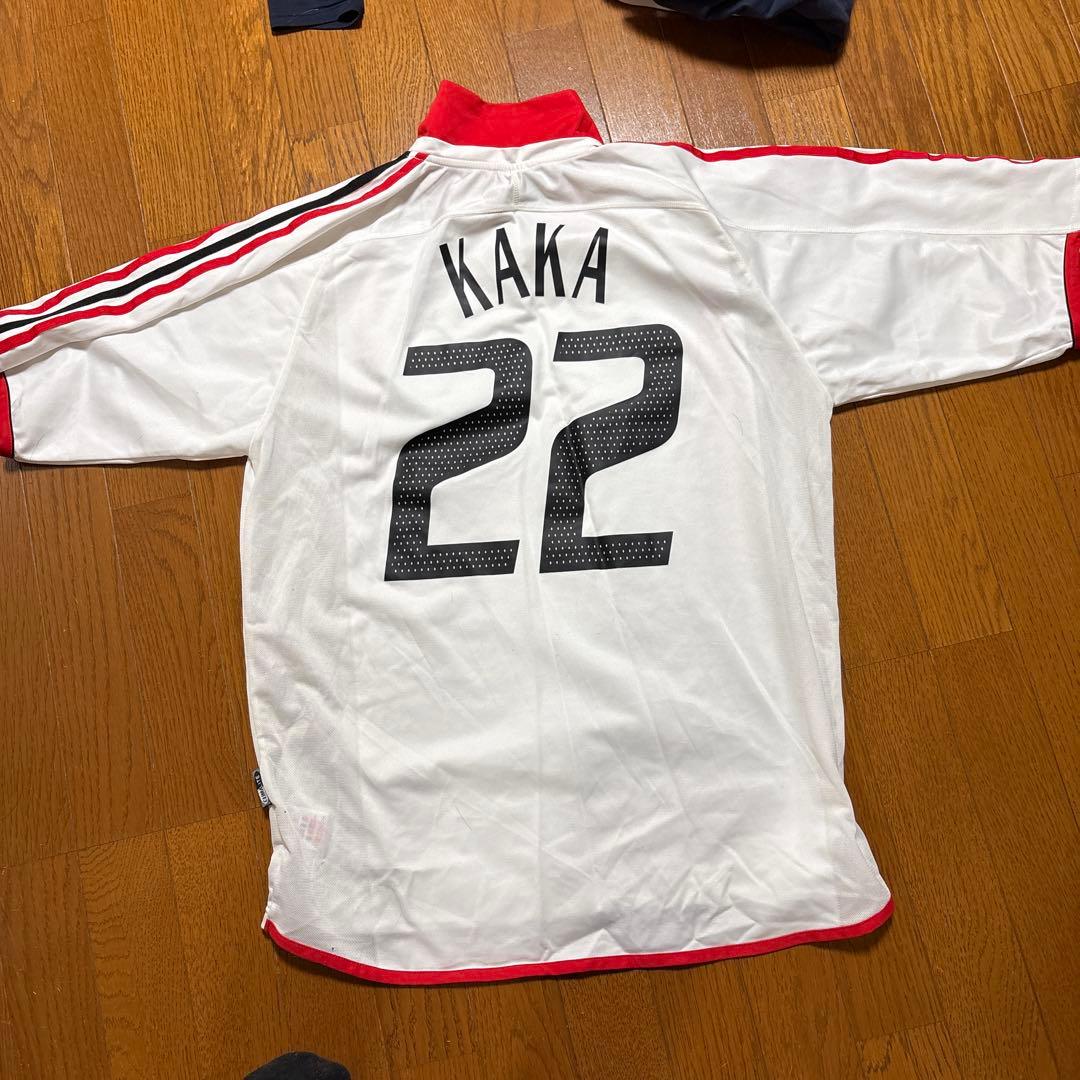 ACミラン adidas ホワイトシャツ Lサイズ