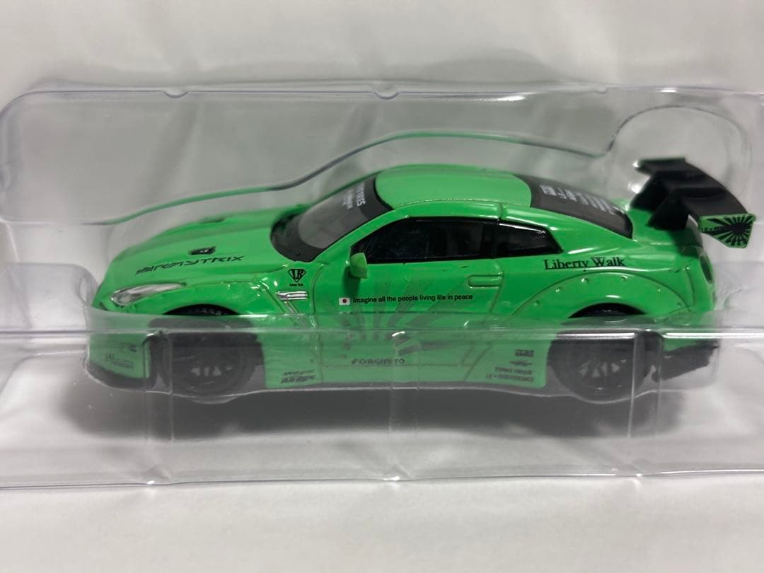 minigt LB★Works Nissan GT-R ライトグリーン