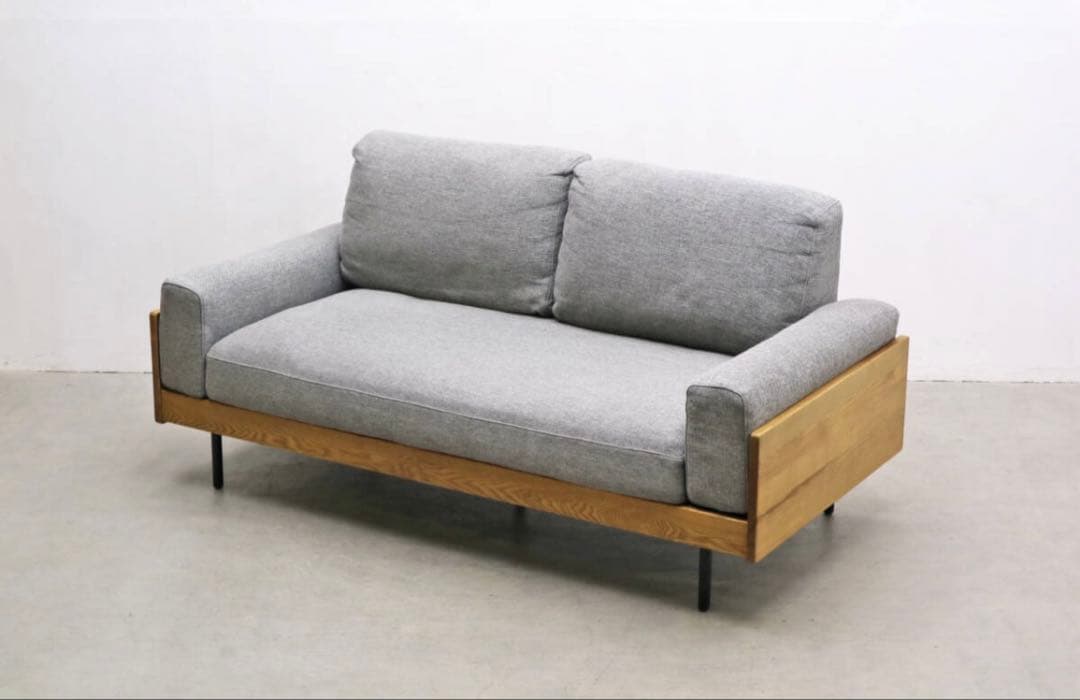 お値下げ‼️unico、TREL(トレル)、カバーリングソファ、2.5シーター