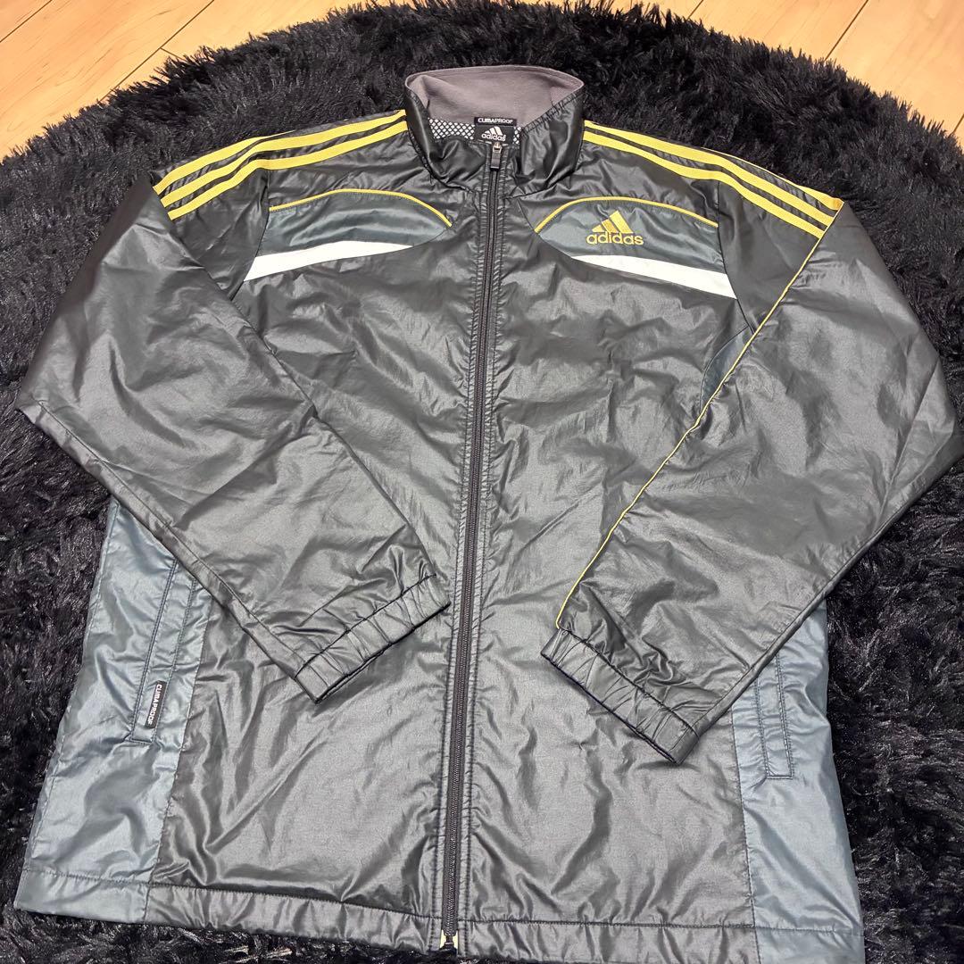 2010年製 adidas CLIMAPROOF セットアップ 黒金