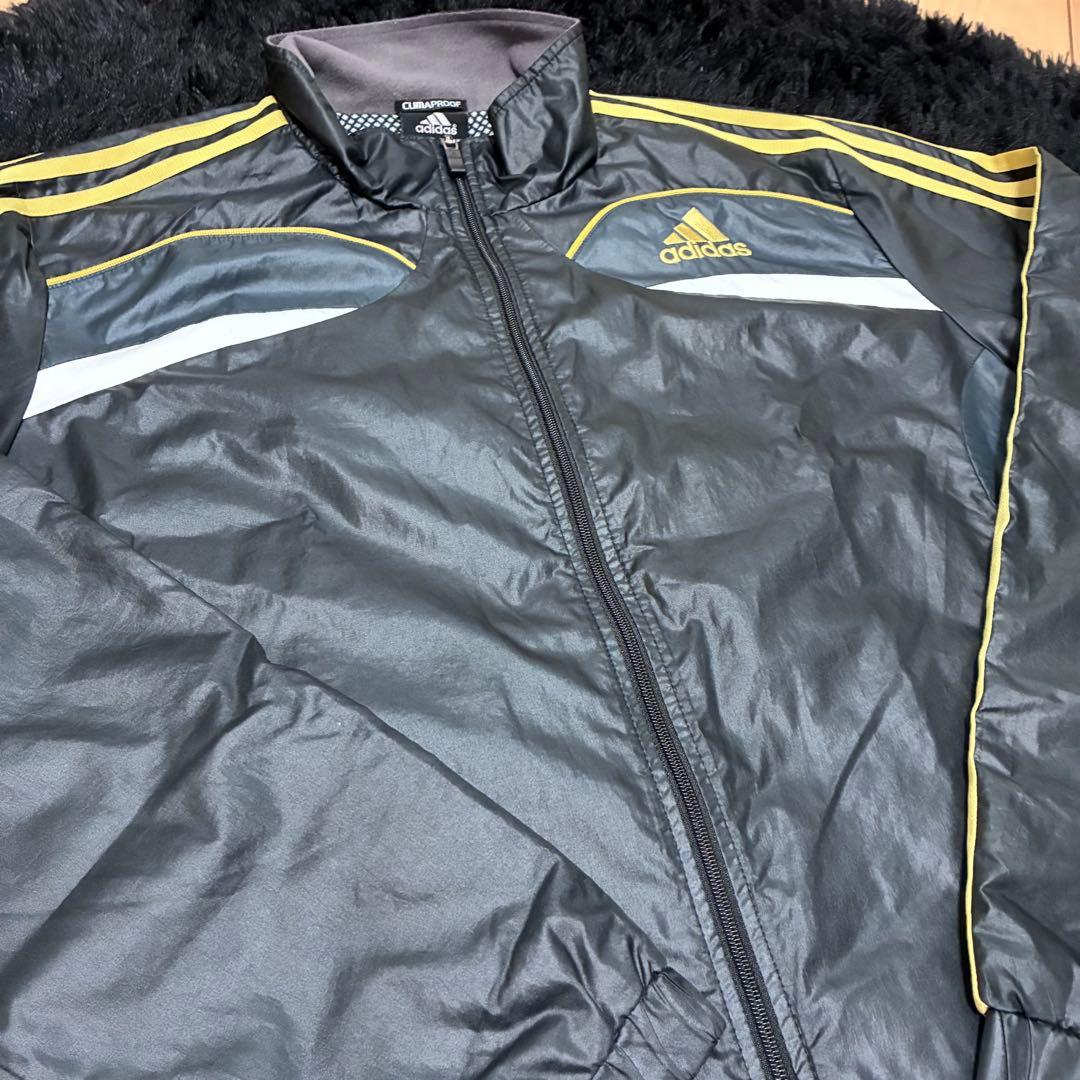 2010年製 adidas CLIMAPROOF セットアップ 黒金