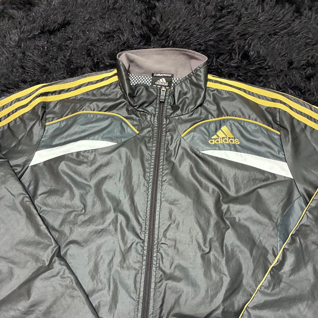2010年製 adidas CLIMAPROOF セットアップ 黒金