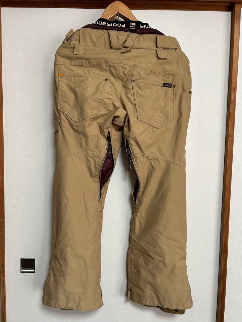 BLUE BLOODスノーボードウエア パンツ XSサイズ ベージュ