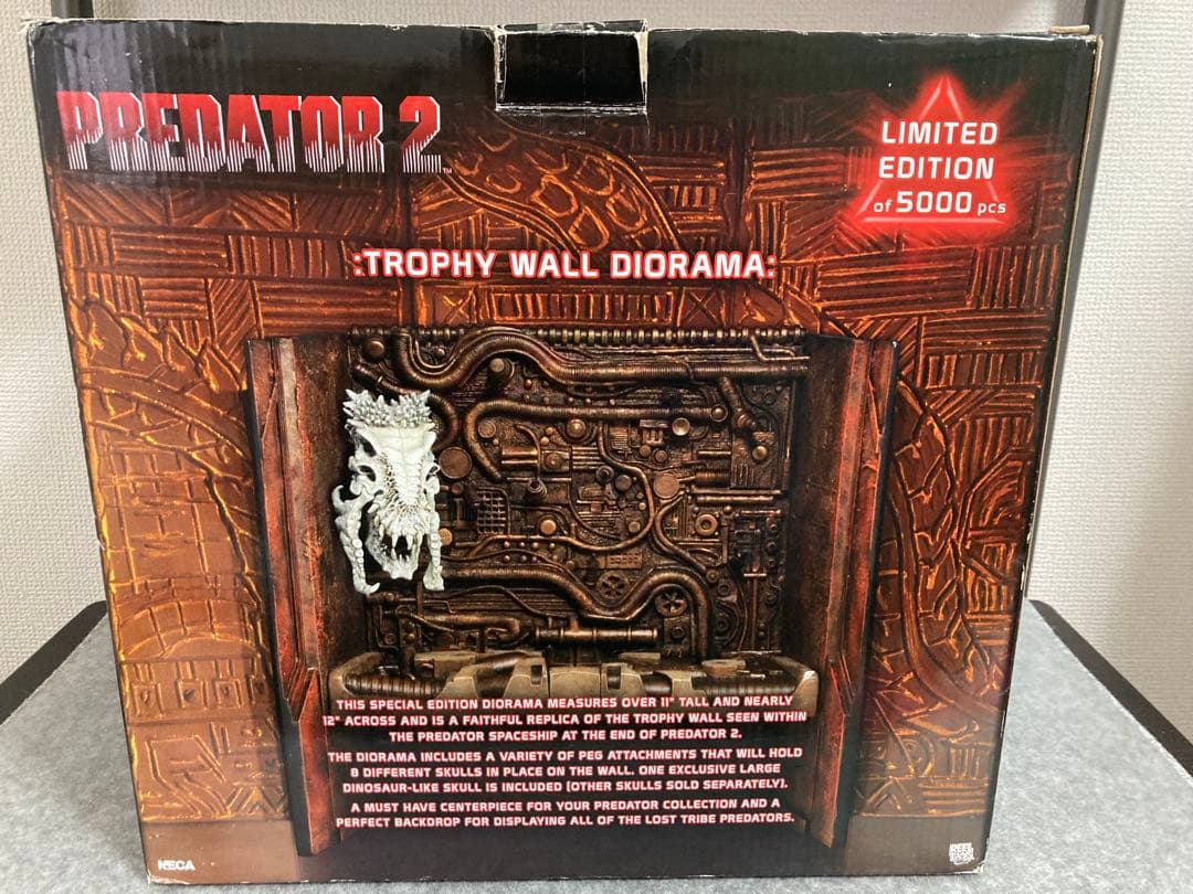 ネカ　NECA プレデター　トロフィーウォール　ジオラマ　スカルパック　セット