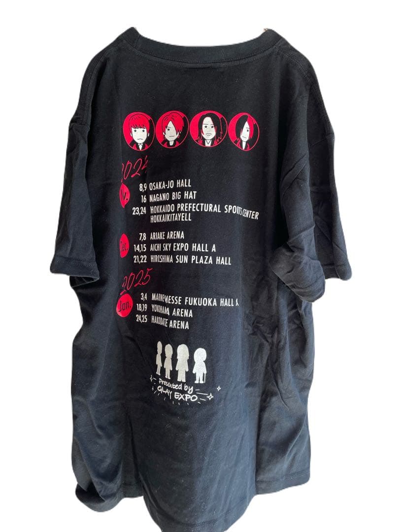 GLAY <EXPO BTTP>G4イラストTシャツ　サイズ L