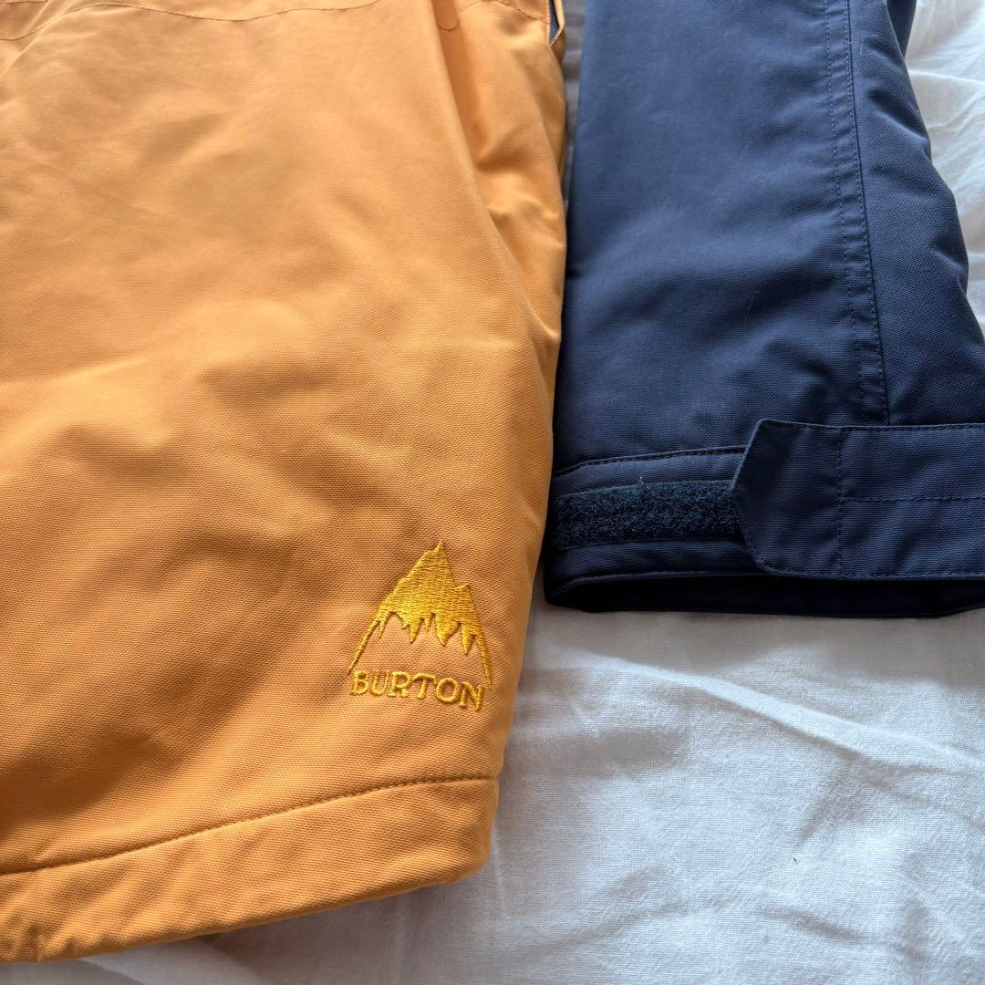 BURTON スノーボードジャケット オレンジ/ネイビー