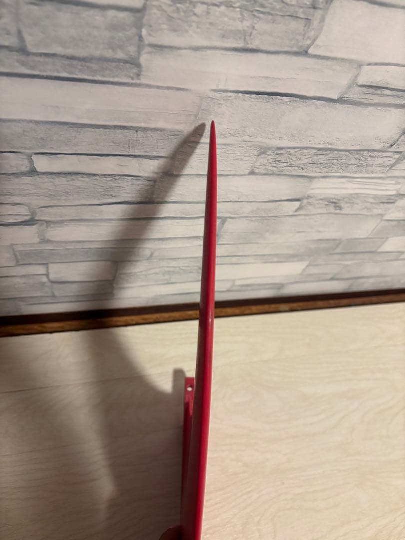 ehu kai レッド サーフボードシングルフィン＊美品＊