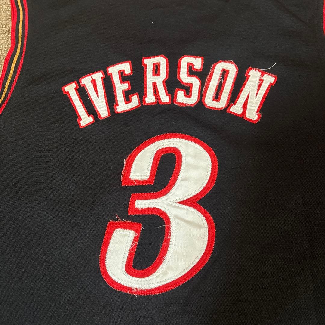 【希少！刺繍ユニフォーム】NBA アイバーソン ユニフォーム