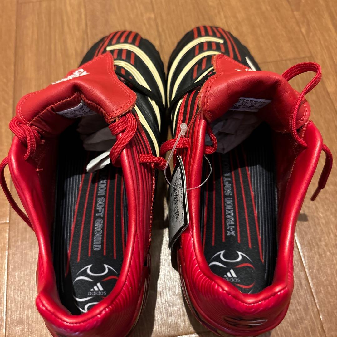 25cm adidas Predator 赤/黒 スパイクシューズ