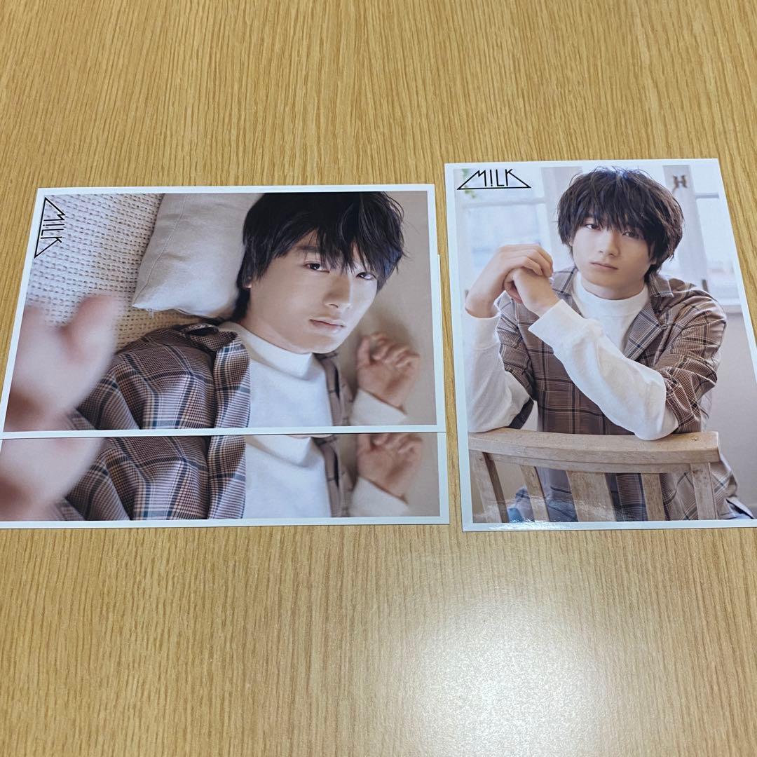 M!LK 山中柔太朗 生写真 27枚 コースター 2枚 セット まとめ売り