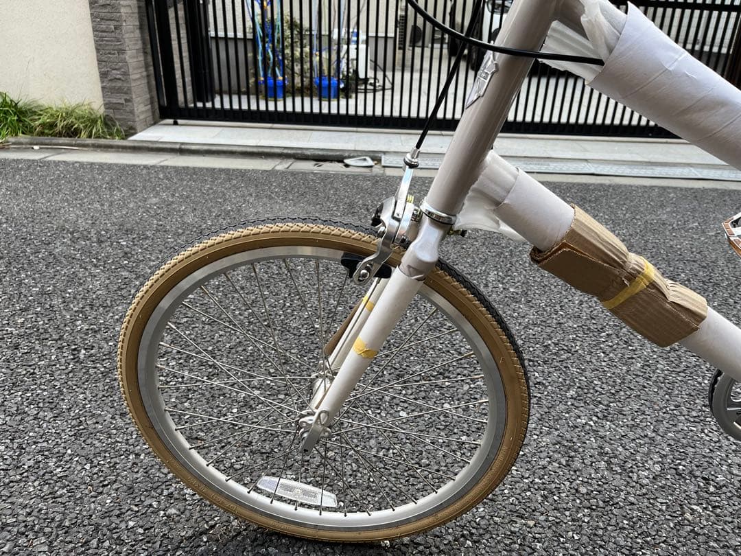 ミニベロ　自転車　クロモリフレーム　8段変速