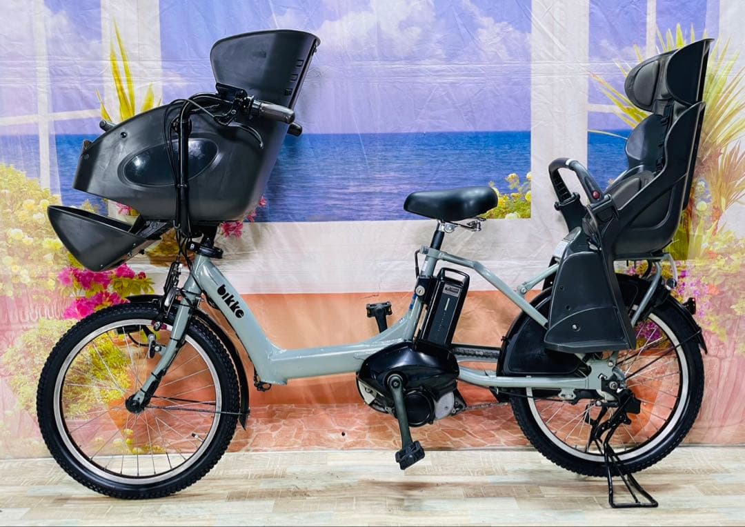 2020年！BIKKEビッケ12AH！⭐️子供乗せ電動アシスト自転車Y3699