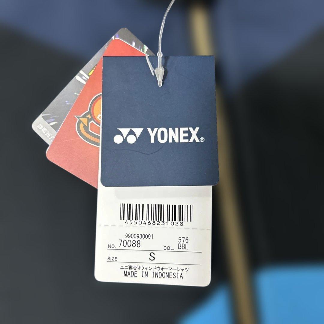 ヨネックス　YONEX ユニ裏地付ウィンドウォーマーシャツ　S 新品