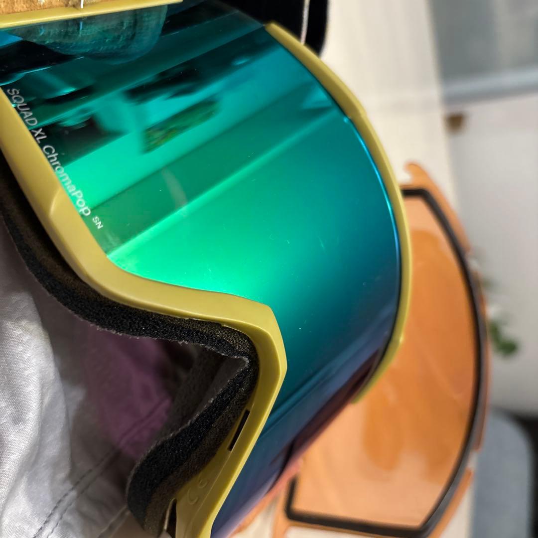 Smith squad XL 替えレンズ付き
