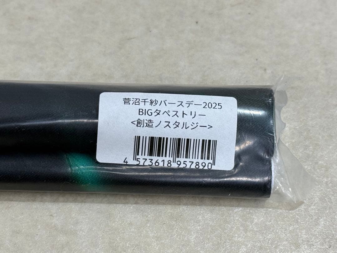 未開封品 菅沼千紗 バースデー 2025 BIGタペストリー 創造ノスタルジー