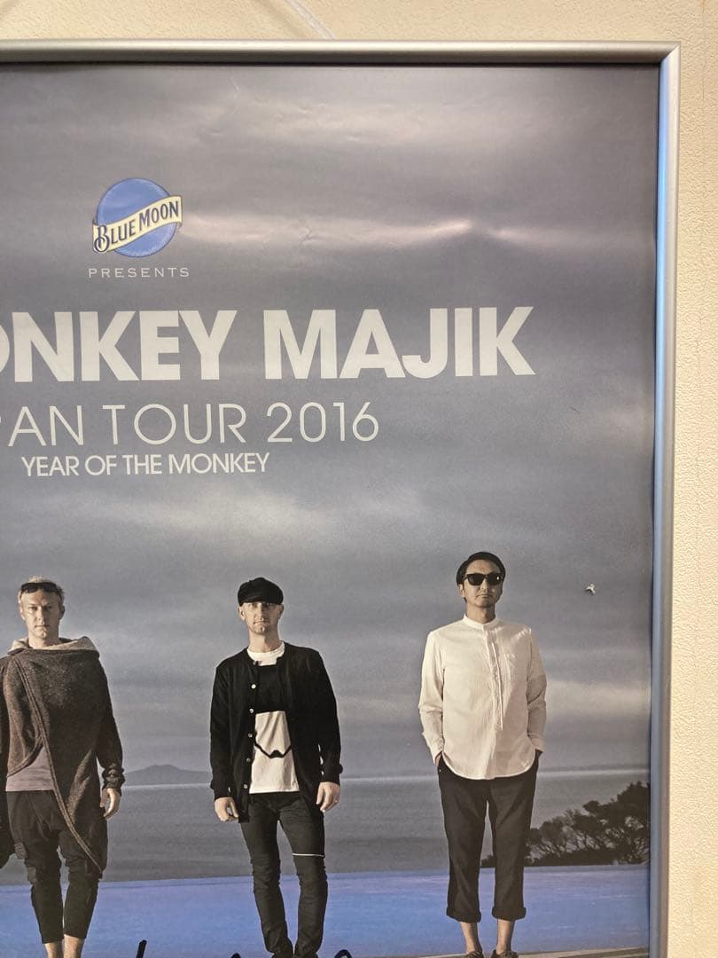 MONKEY MAJIK サイン入り 告知ポスター B2 2016