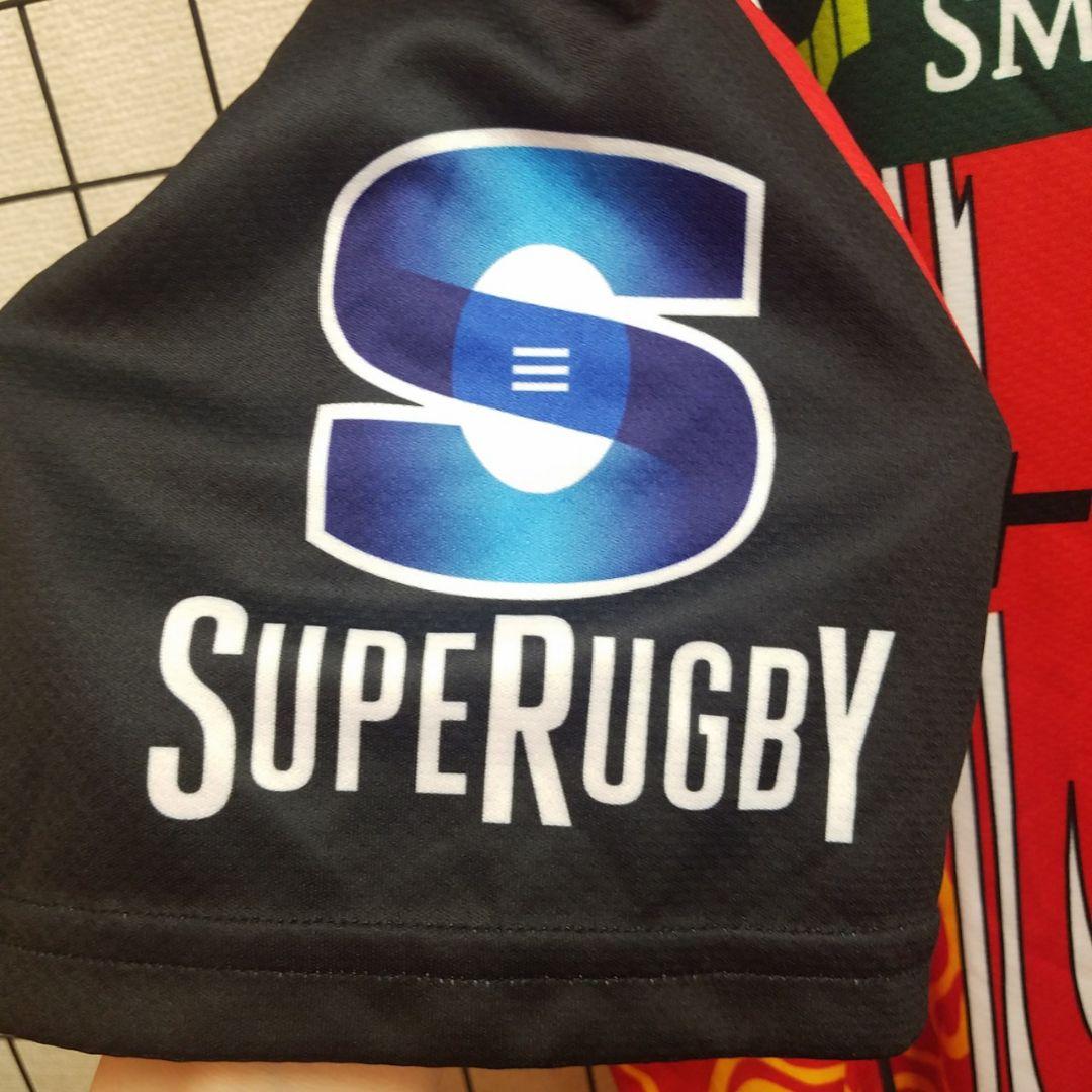 CANTERBURY SUNWOLVES AOYAMA RED 狼 Jersey