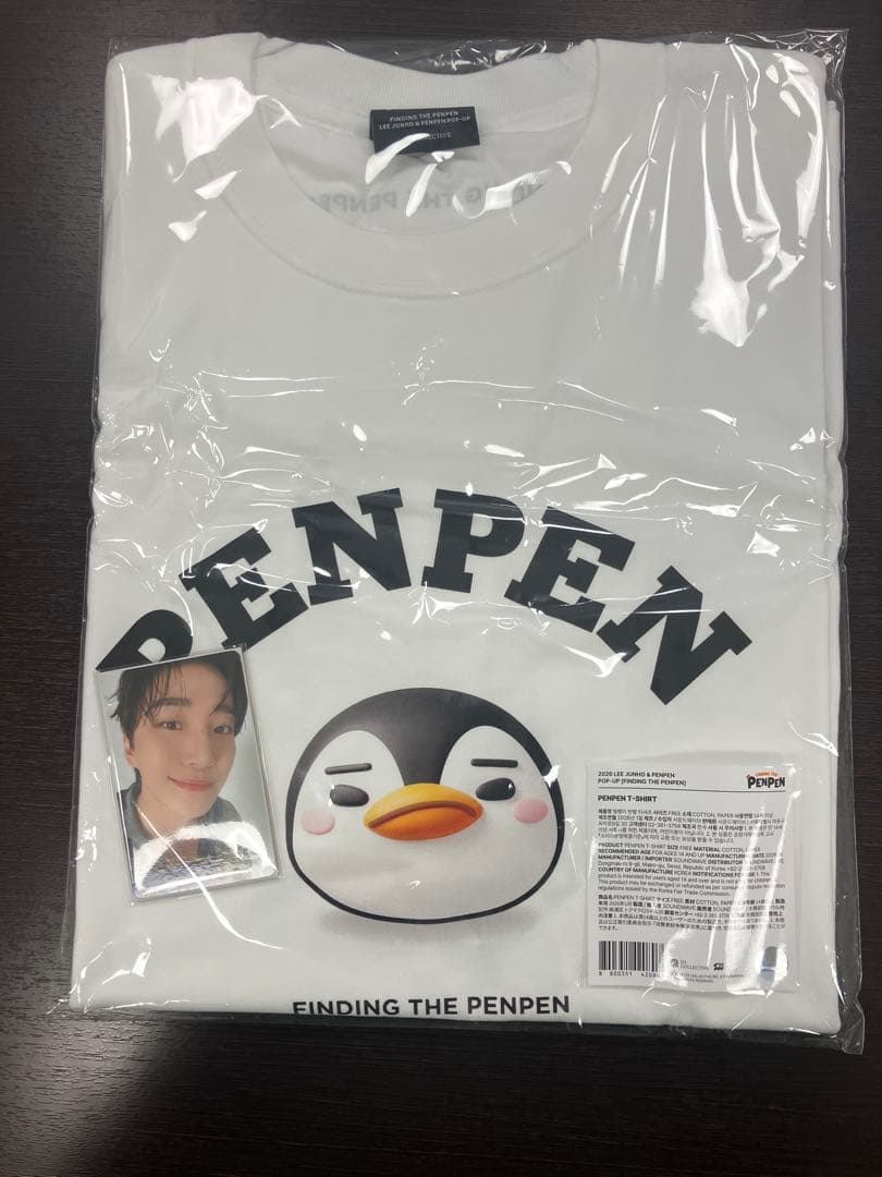 韓国 2PM ジュノ ペンペン ポップアップ ペンペンTシャツ　トレカ2枚付