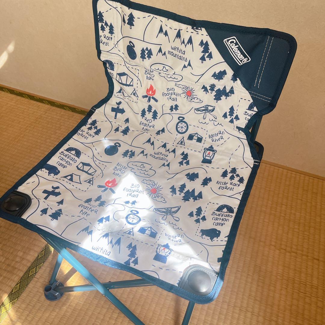 コールマン 折り畳みチェア２脚＋テーブルのセット