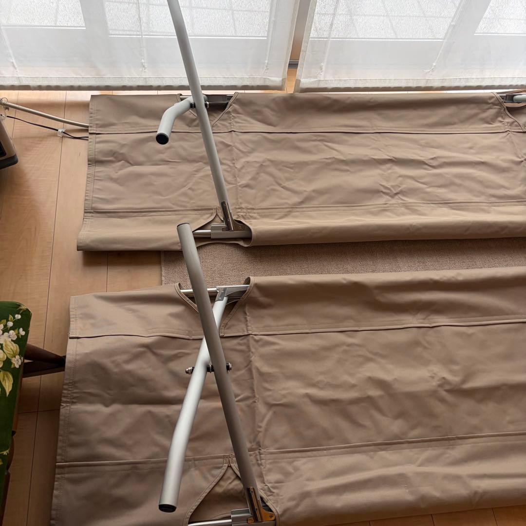 【美品/2脚セット】スノーピーク ハイテンションコット 床面保護カバー付