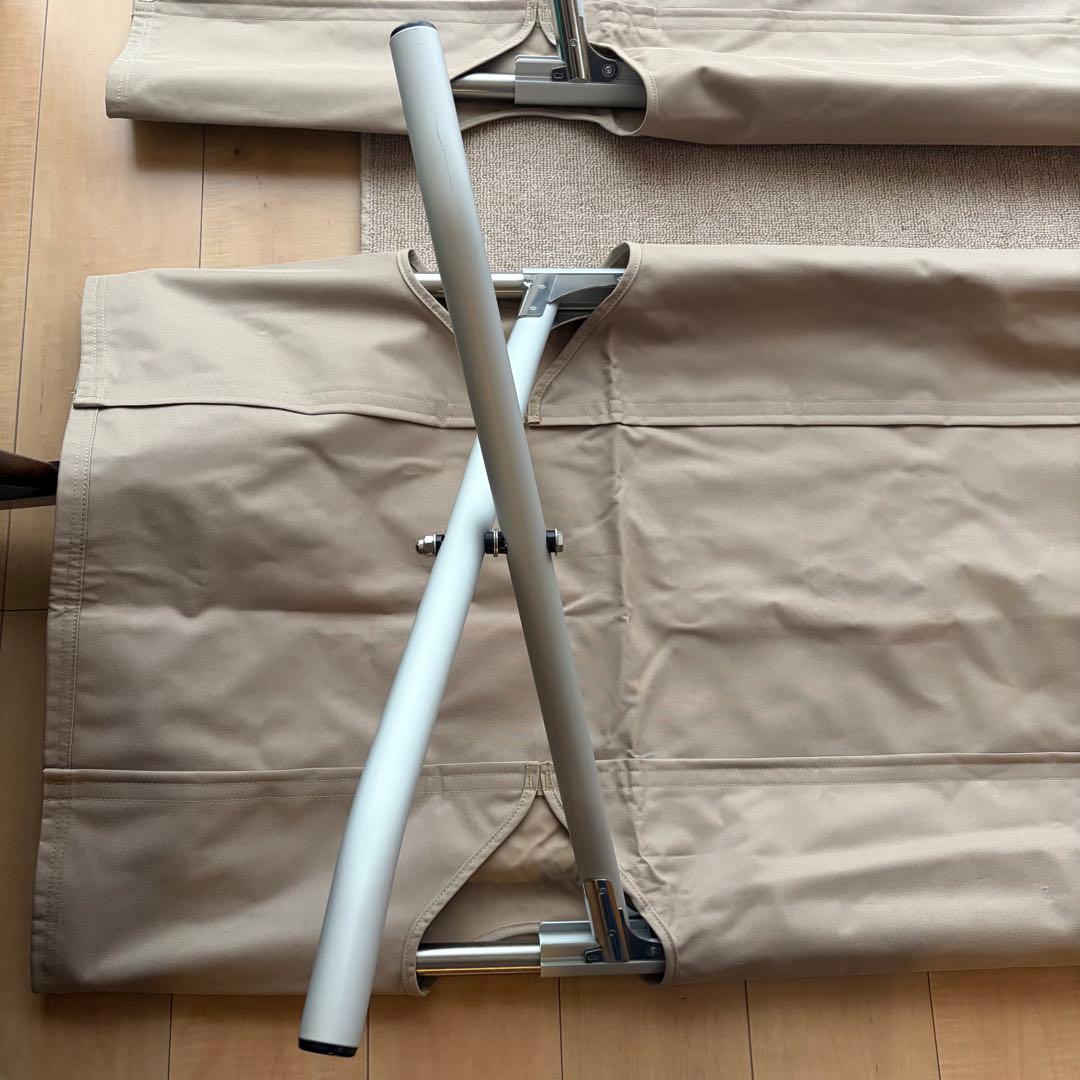 【美品/2脚セット】スノーピーク ハイテンションコット 床面保護カバー付