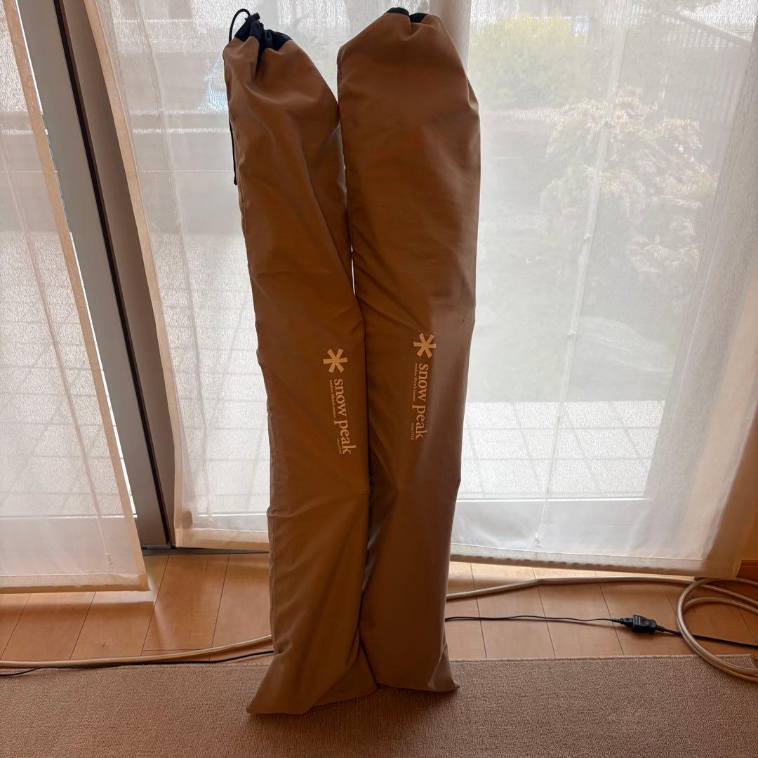 【美品/2脚セット】スノーピーク ハイテンションコット 床面保護カバー付