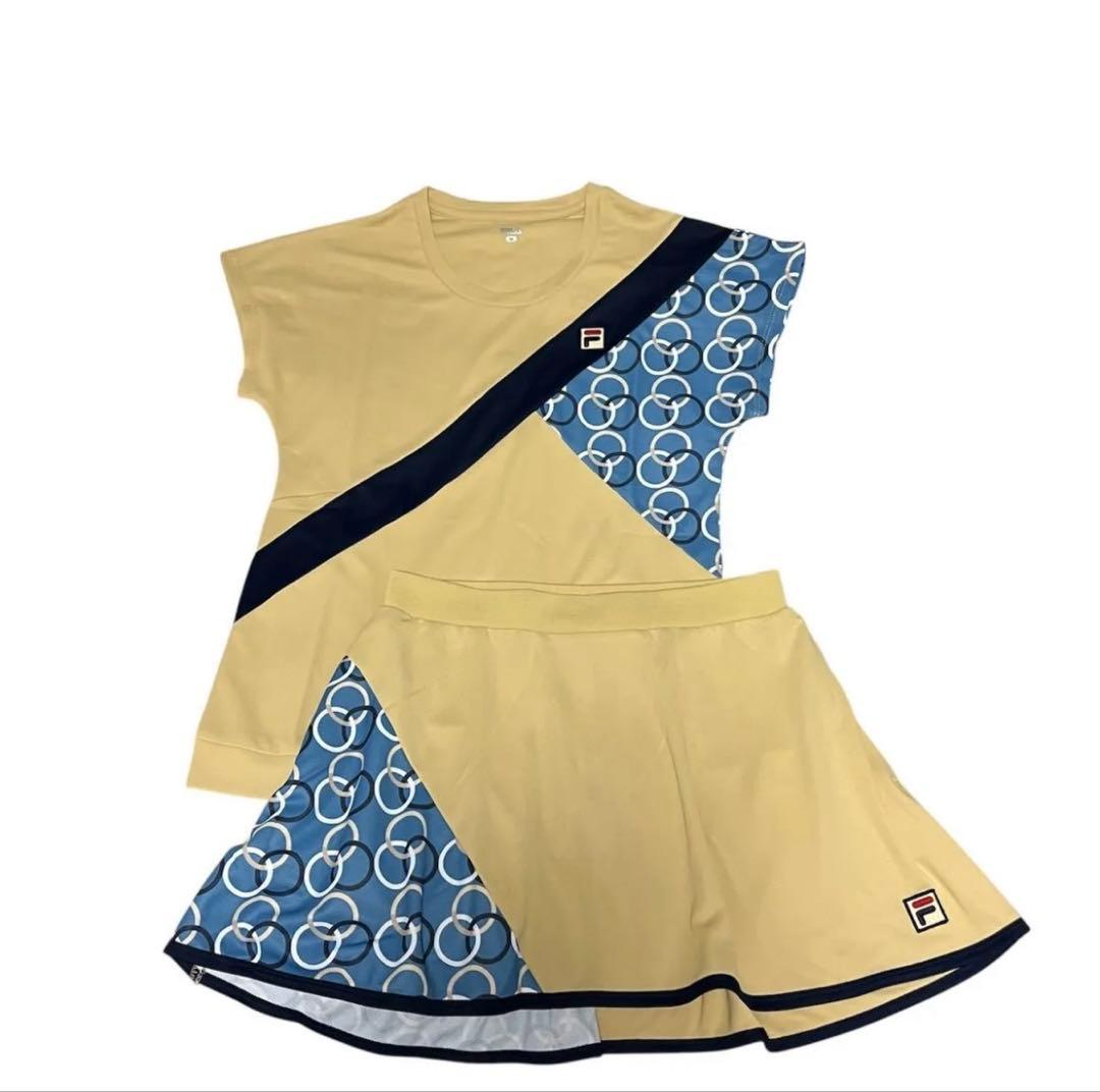 FILA /フィラ テニスウェア セットアップ M 吸汗速乾 UVカット