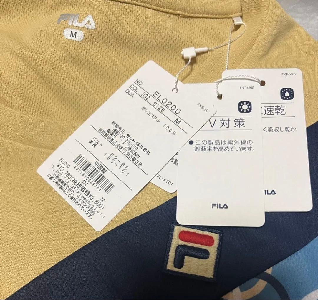 FILA /フィラ テニスウェア セットアップ M 吸汗速乾 UVカット