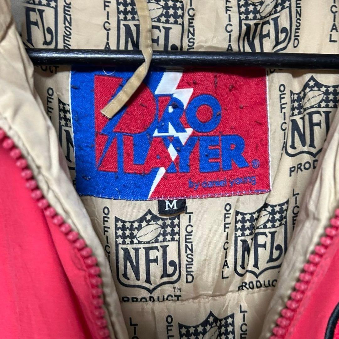 90svintageProprayerNFLSF49ERS中綿ジャケットブルゾン